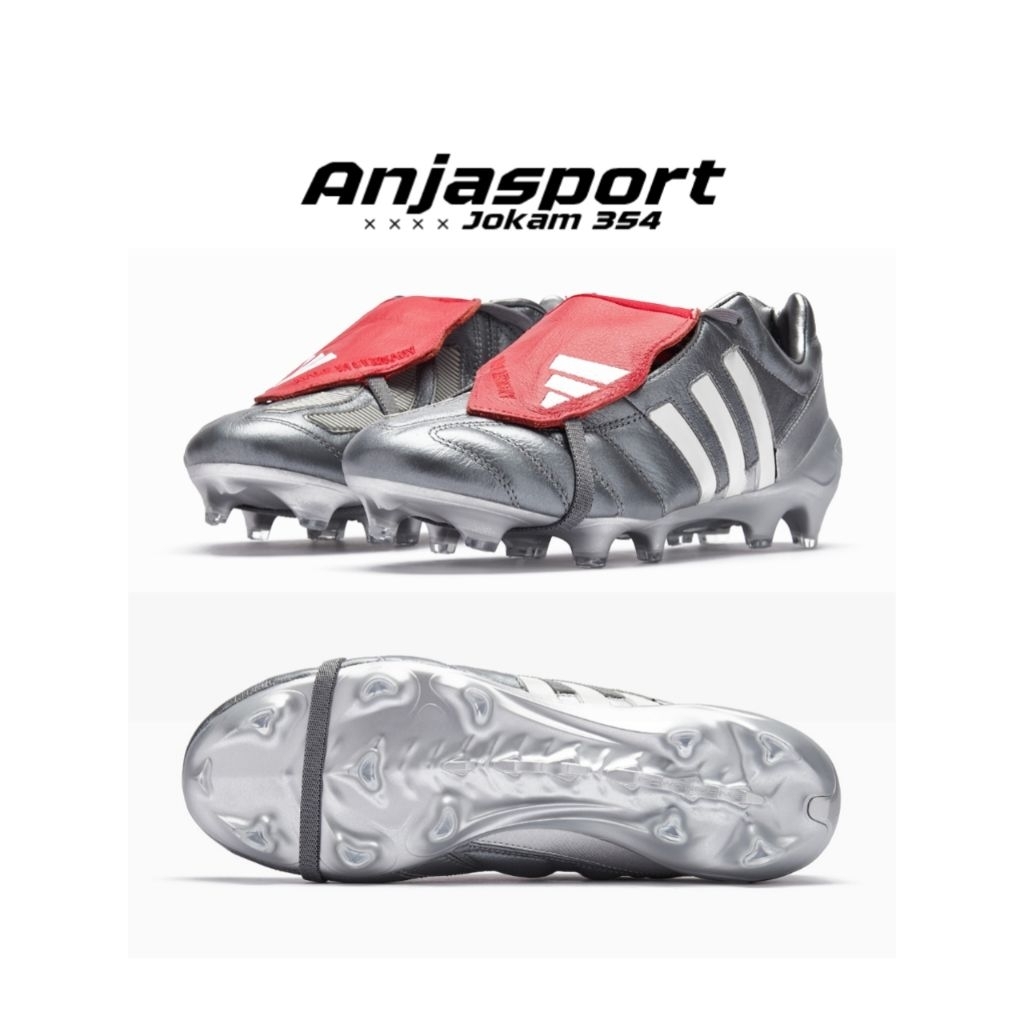 SEPATU BOLA - ADIDAS PREDATOR MANIA 26FG MADE IN GERMANY GUNMENTAL HQ2680 ORIGINAL
