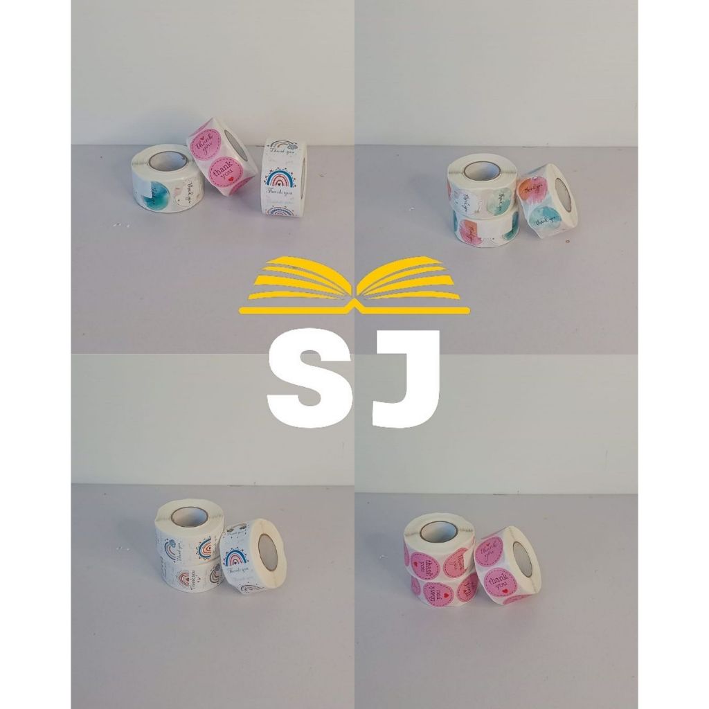 STIKER THANK YOU | STIKER LABEL TERIMAKASIH | STIKER ROLL THANK YOU | STIKER LABEL ROLL THANKYOU