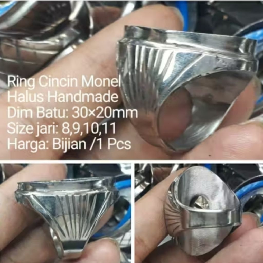 Ring Cincin Monel Halus Handmade Kwalitas Pesanan