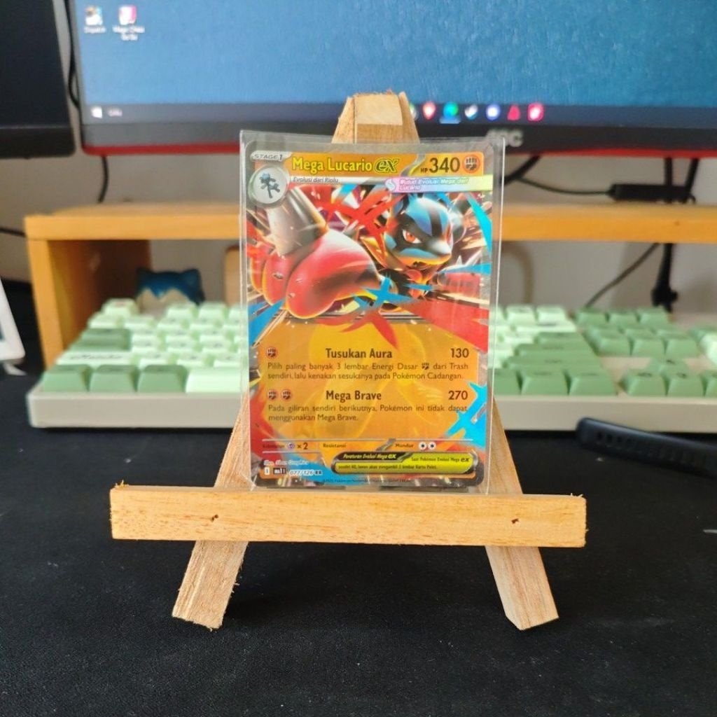 Mega Lucario EX MA1 - Evolusi Mega - RR | Kartu Pokemon TCG