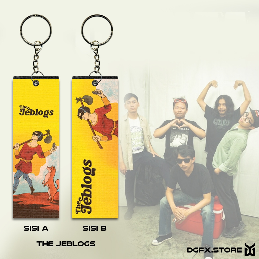 Gantungan kunci THE JEBLOGS - merch band - .store