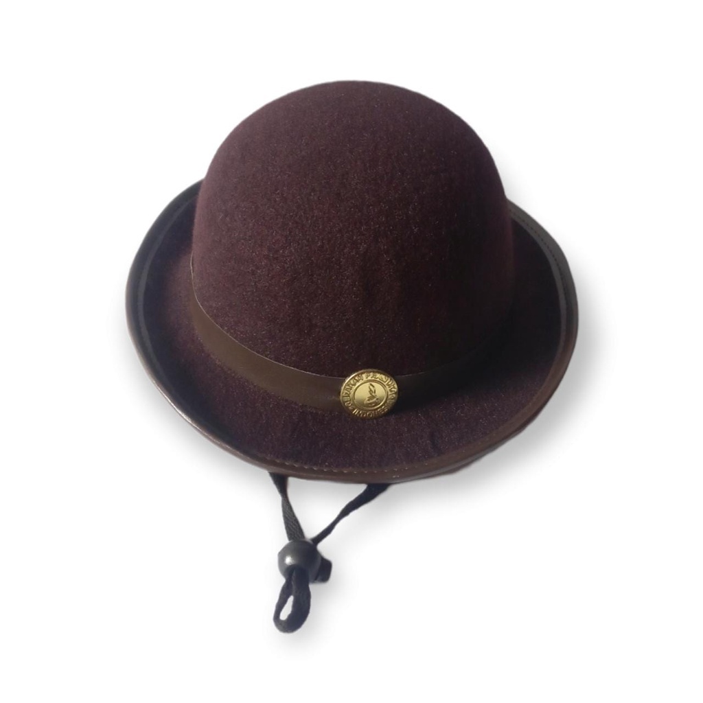 topi boni  pramuka perempuan untuk, SD,DMP,SMA, bahan laken /beludru halus dan tebal