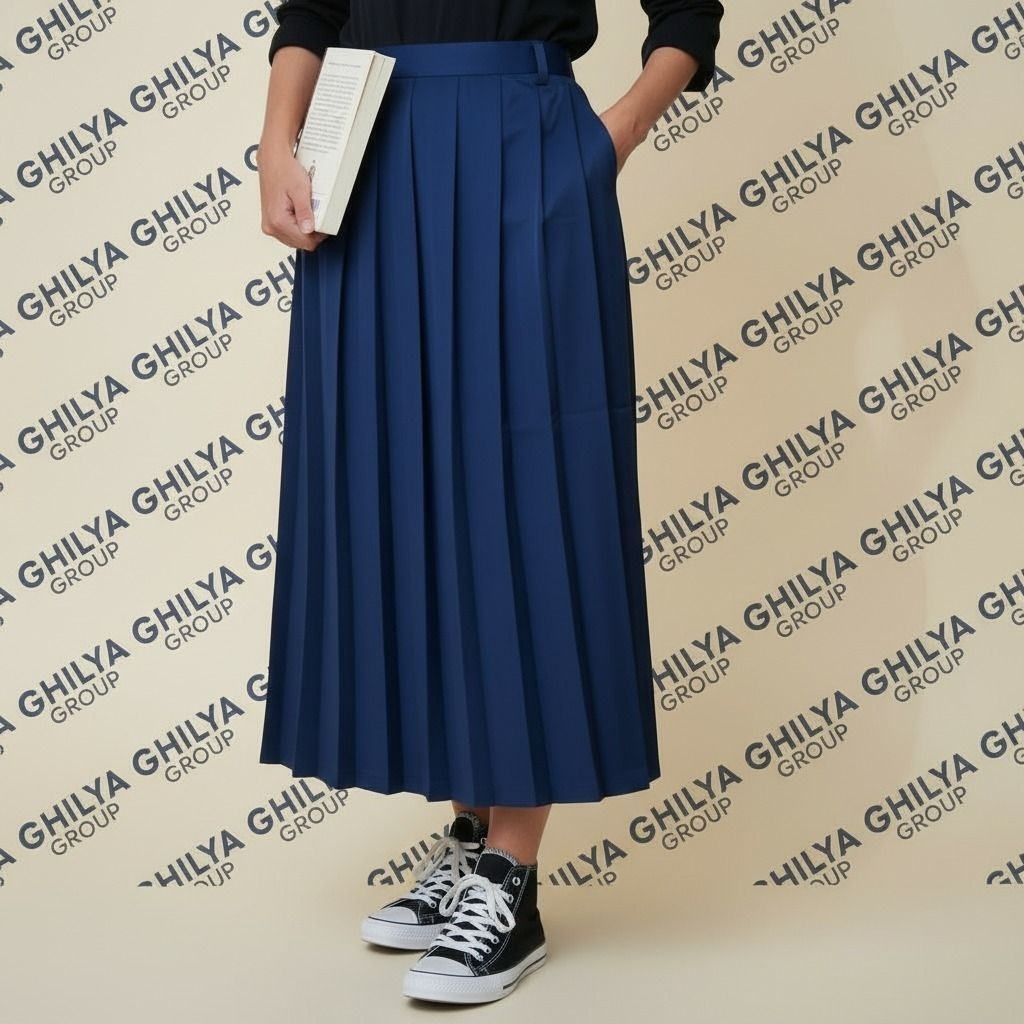 Rok smp biru, rok rempel smp, rok smp licin