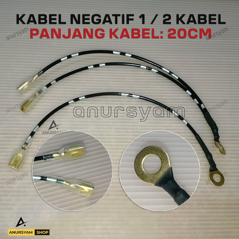 Kabel Negatif Klakson Universal - Soket Kabel Negatif Skun Klakson Female