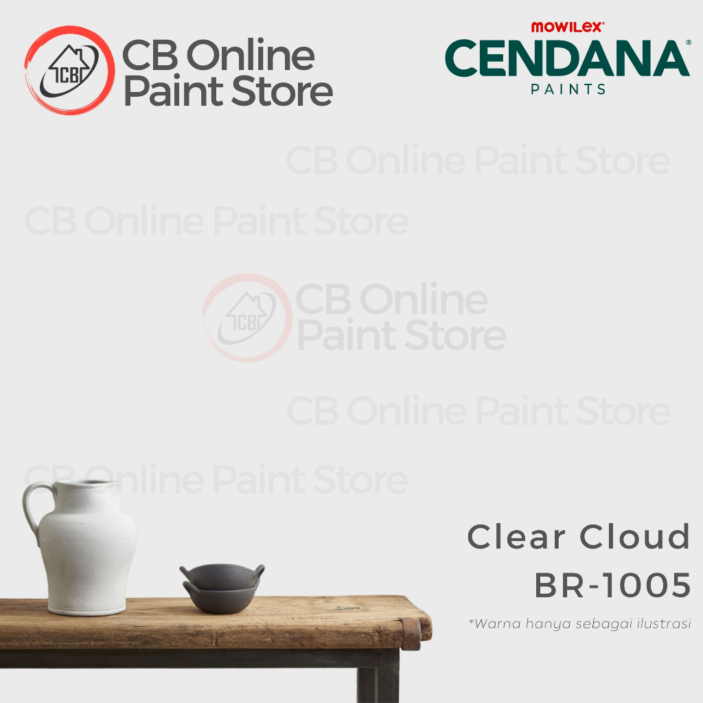 CAT TEMBOK MOWILEX CENDANA - CLEAR CLOUD BR-1005 - PAIL