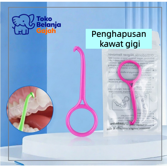 Penghapusan kawat gigi/Alat lepas retainer ortho orthodontic aligner remover alat lepas behel veneer