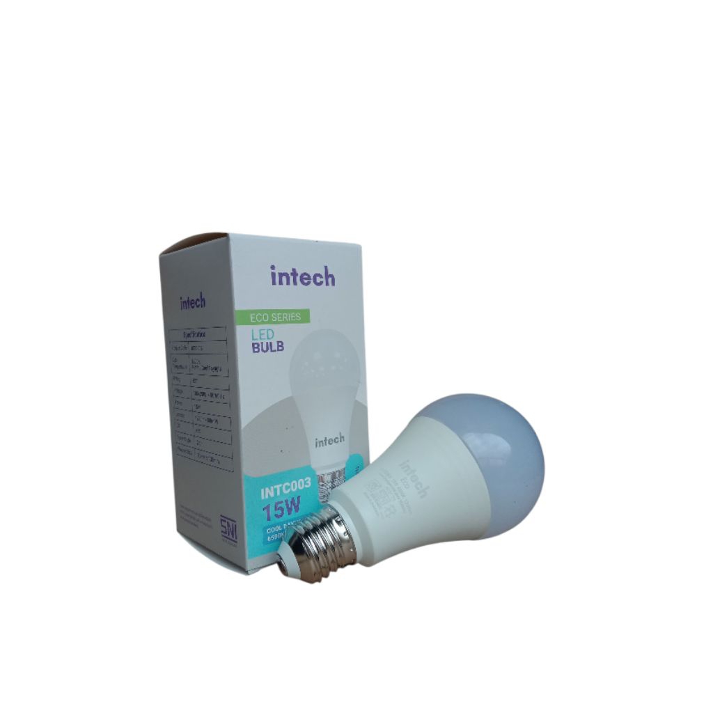 Lampu LED Intech 15 watt putih