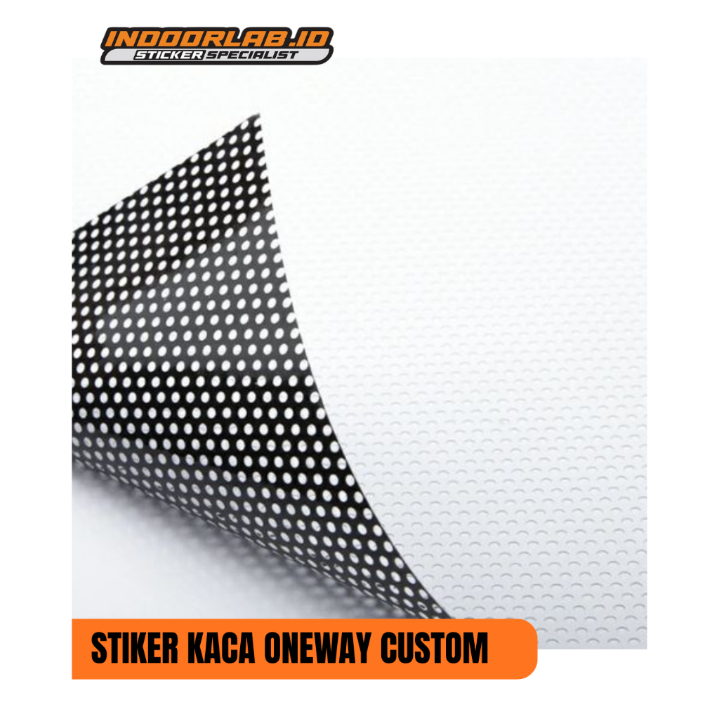 Cetak/Print Stiker Kaca One Way