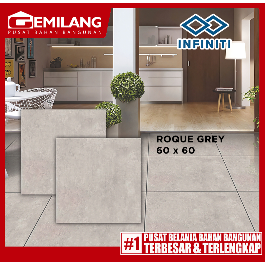 INFINITY GRANIT ROQUE GREY 60 x 60
