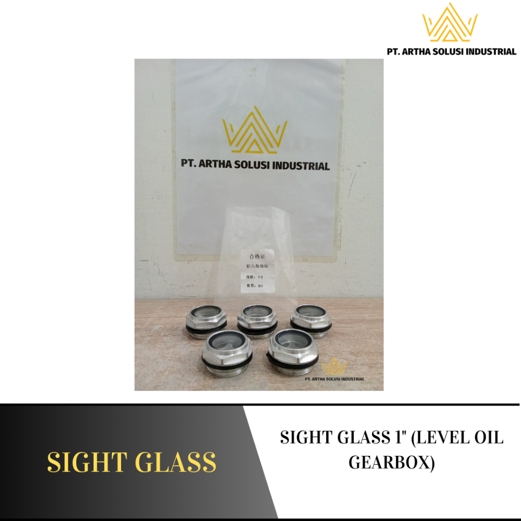 SIGHT GLASS 3/8"  1/2"  3/4"   1" (LEVEL OIL GEARBOX)