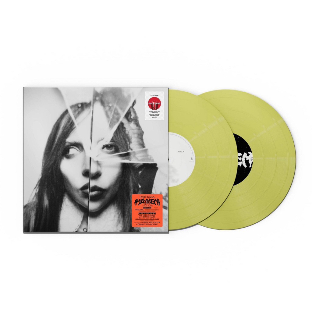 Lady Gaga Mayhem Vinyl (Yellow Vinyl + Poster) ALT Cover