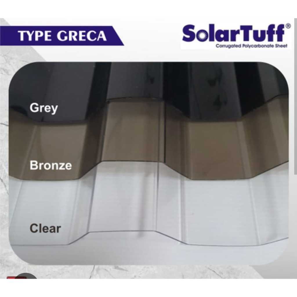 Solartuff Greca Clear Bronze Grey