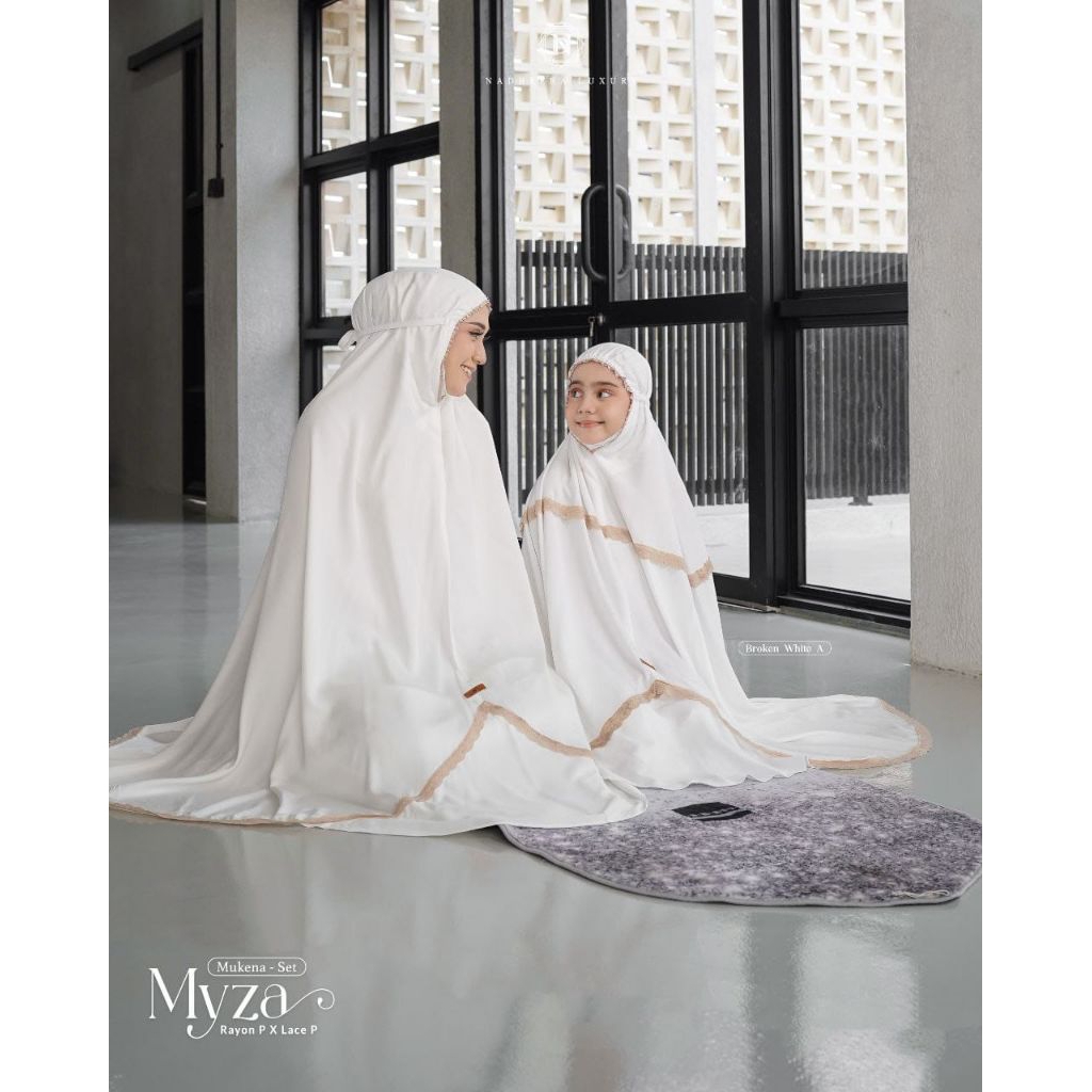 MYZA MUKENA SERIES BY NADHEERA LUXURY