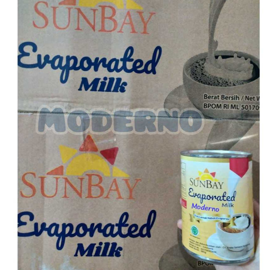susu evaporasi sunbay 1 karton 48 kaleng - Sunbay Evaporasi perkarton