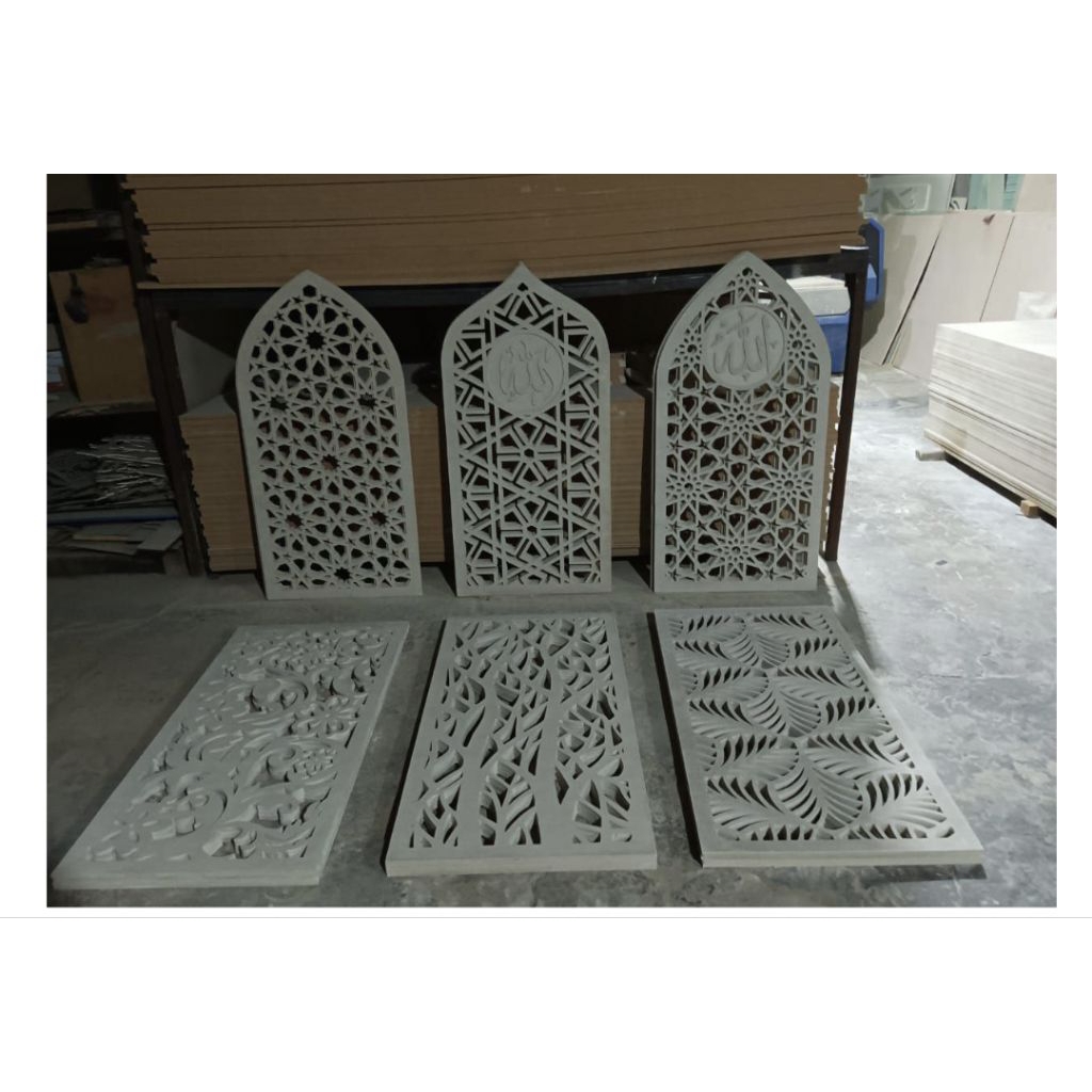 Paket Krawangan GRC Fasad Rumah | Motif Minimalis