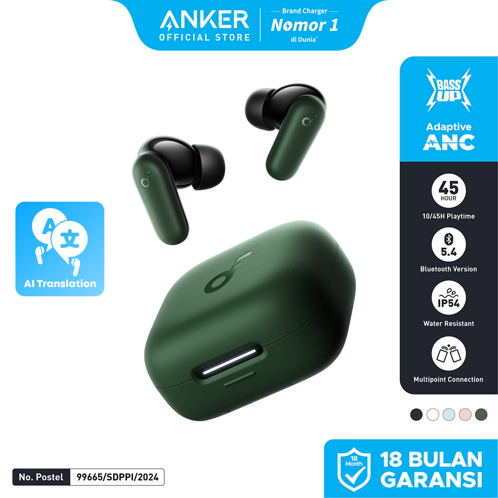 (NEW LAUNCH) Soundcore Anker R50i NC Earbuds Adaptive Noise Canceling Headset Earphone Bluetooth 5.4