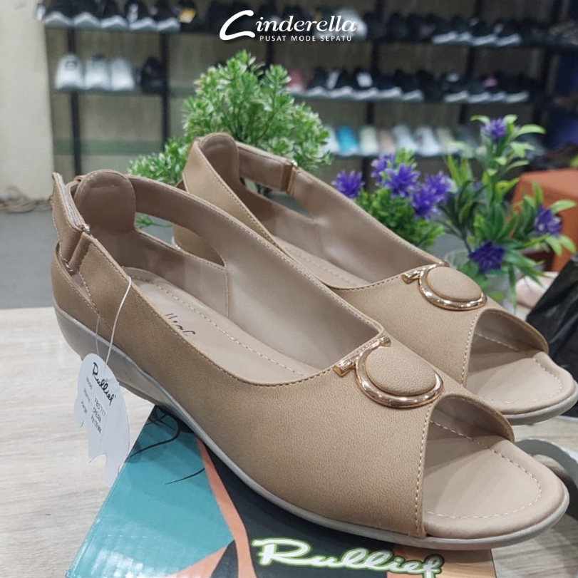 RULLIEF - Sepatu Wedges Wanita Rullief FBD-717