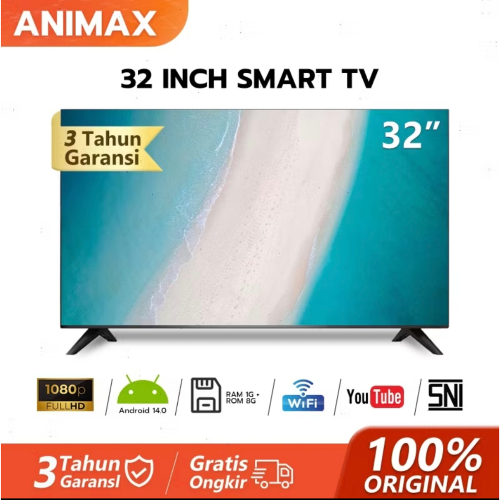TV LED DIGITAL 17" 19" 24" 32" INCH ANIMAX WEYON AOYAMA