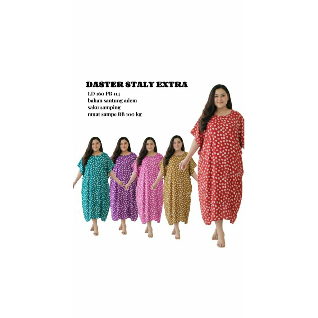 Daster Staly Extra Jumbo Ld 160/ Daster Batik/ Daster Murah
