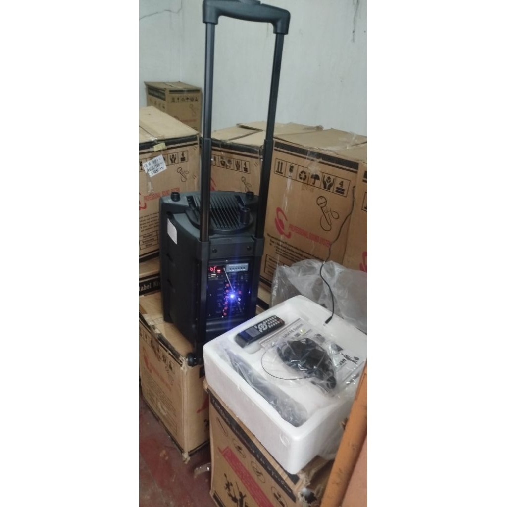 cuci gudang speaker portable 10inch