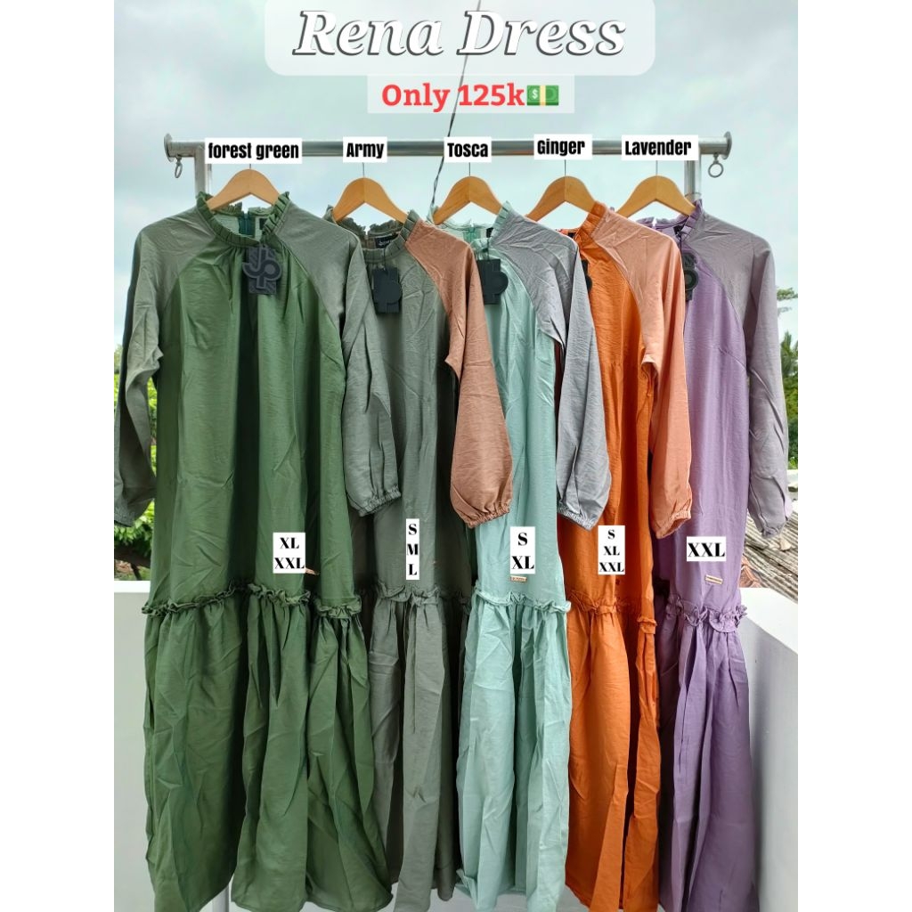 PROMO GAMIS WANITA RENA DRESS BY JOURNEY