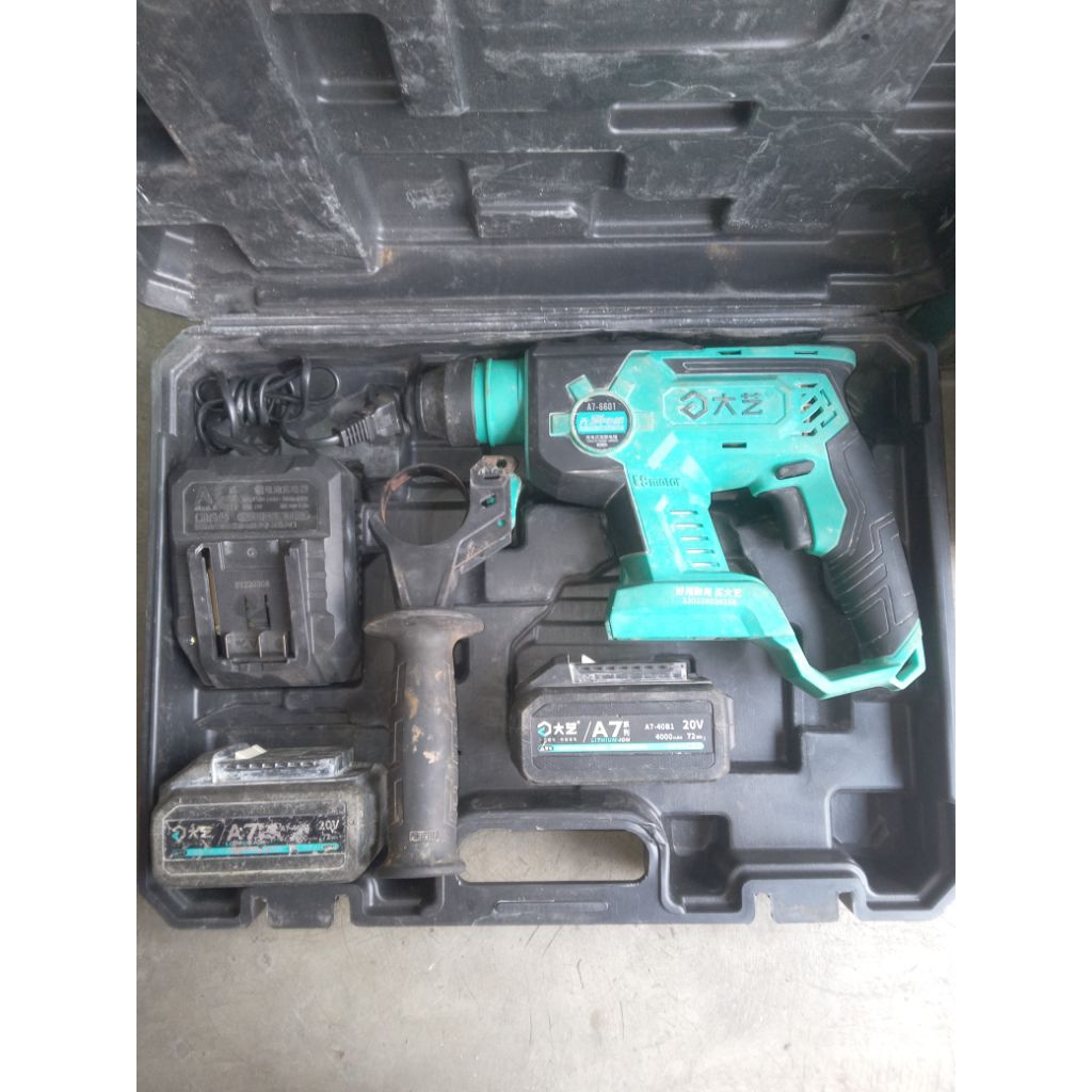 Cordless rotary hammer Dartek satu fungsi second mulus ori