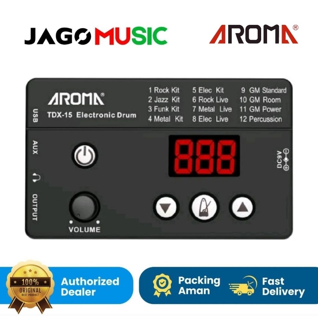 Modul Drum Aroma TDX15 TDX 15 Module Drum Elektrik Aroma TDX 16S TDX16S Original
