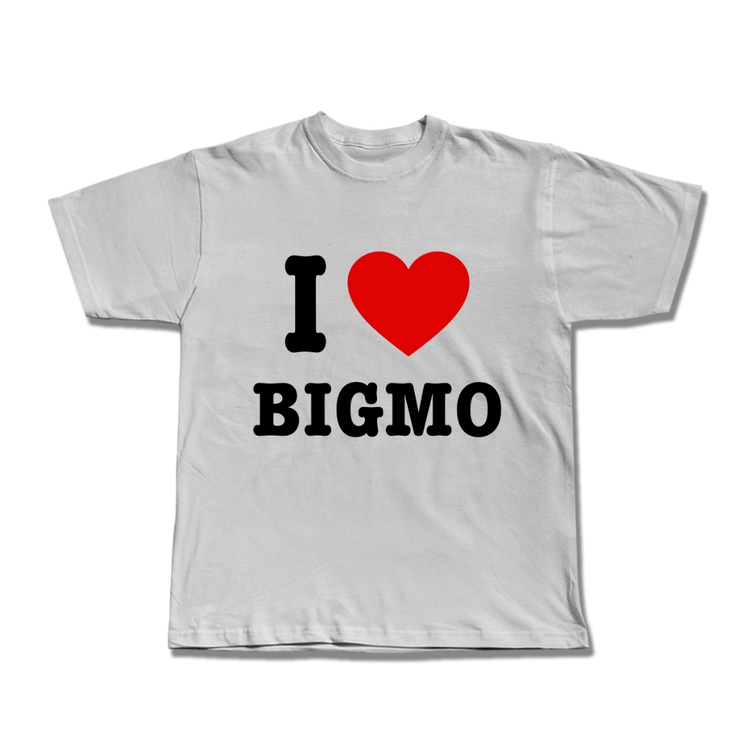 T-Shirt I Love Bigmo - Cotton Combed 24s