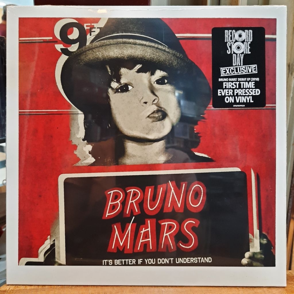 LP / VINYL / PIRINGAN HITAM BRUNO MARS IT'S BETTER IF YOU UNDERSTAND (VINYL 10 INCH)