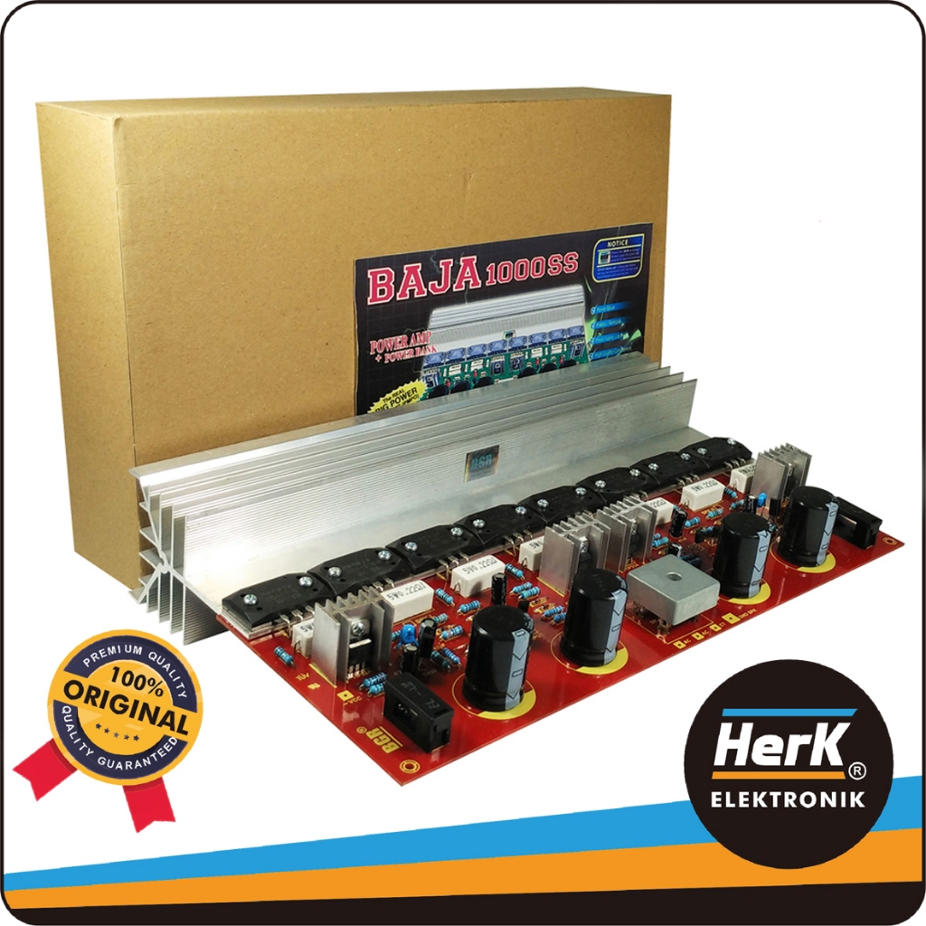 KIT POWER AMPLIFIER BAJA 1000W STEREO BELL BGR