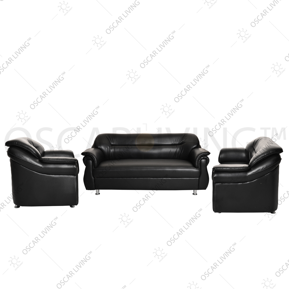 [Fullset /Khusus Jabodetabek] OLC Sofa Xena 321 Dudukan Hitam / Sofa Minimalis