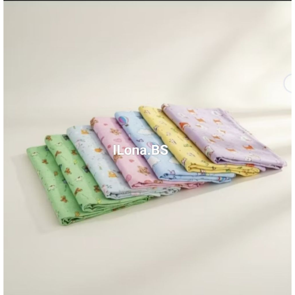 bedong pernel bayi/selimut bayi halus lembut adem 90x70