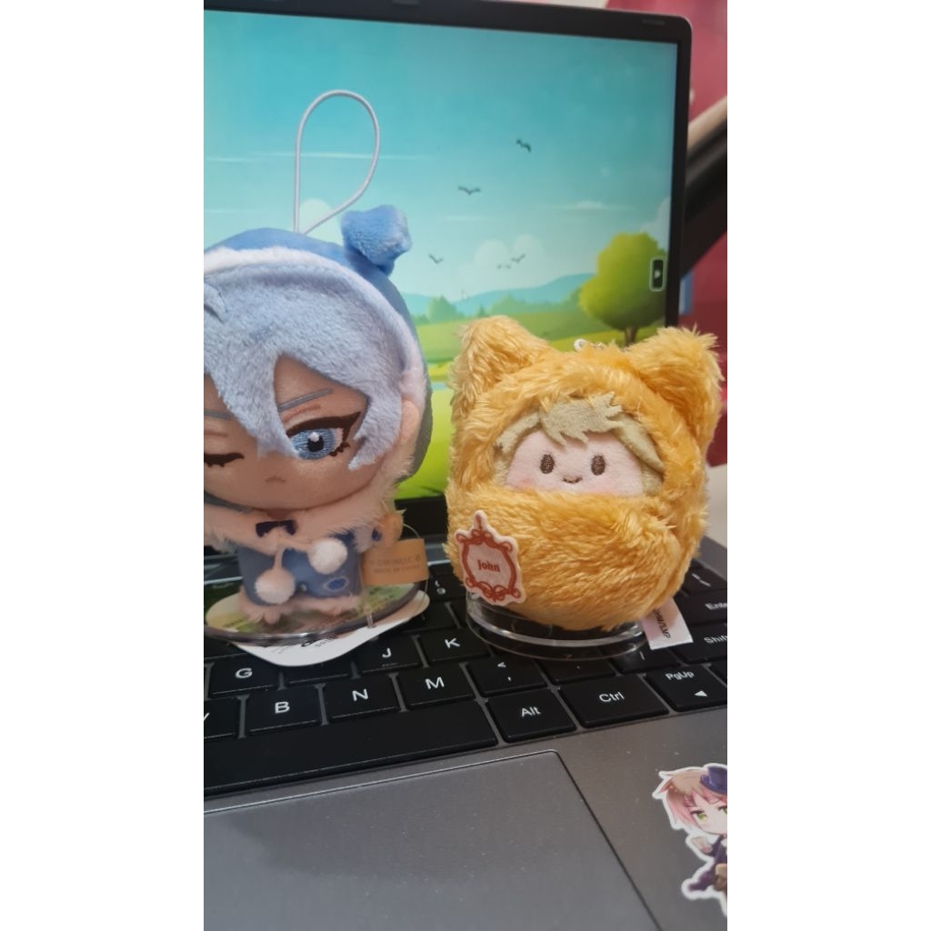 [Official] boneka random free makoto obey me asmodeus moriarty john plushie doll