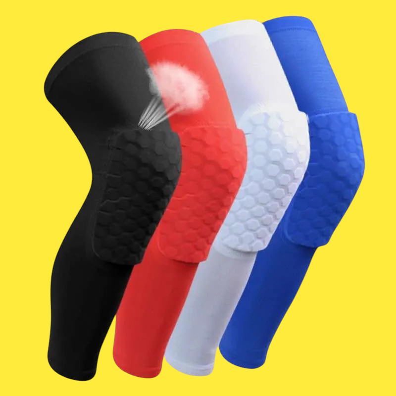 Knee Pad Olahraga Anti Cedera Deker Pelindung Lutut Kaki Pria Wanita Dekker Anak Kiper Sepak Bola Fu
