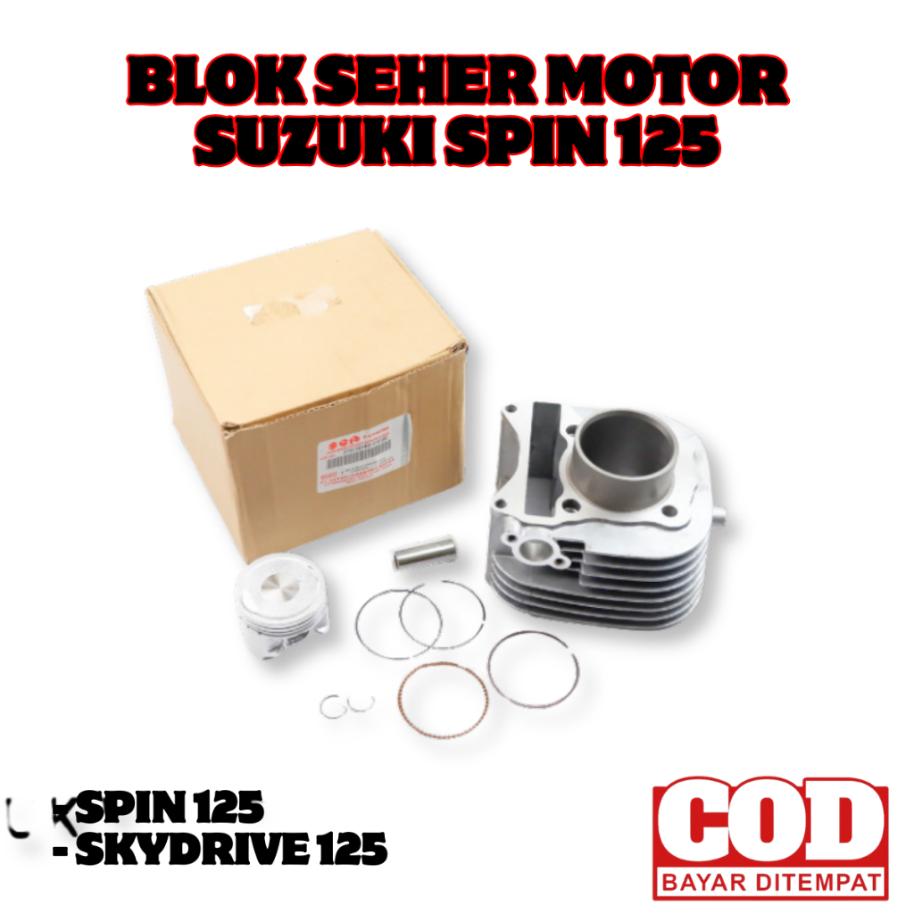Blok Seher Motor Suzuki Spin 125 / Blok Mesin Spin 125 & Skydrive 125 - 27601B46G10N000 ori onderdil