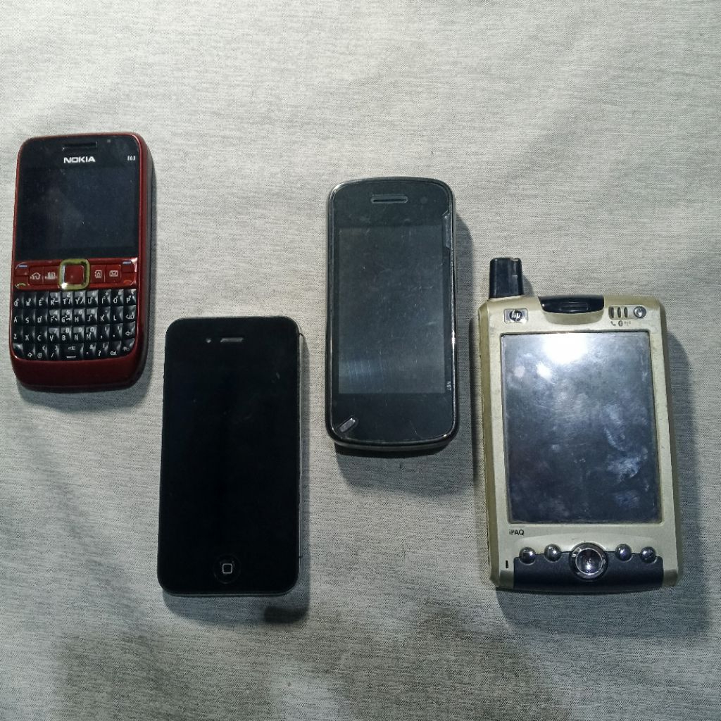 Bahan Restorasi hp Jadul Nokia E63 iPhone 4s N97 KW ipac