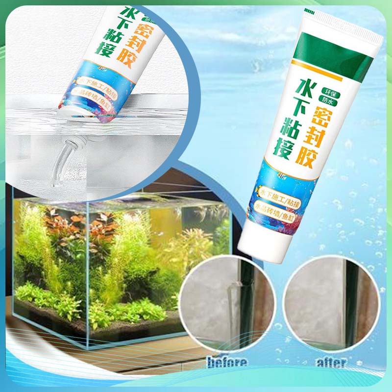 Sealent Aquarium Lem Water Sealant Anti Bocor Sealent Waterproof Lem Sealer Anti Bocor