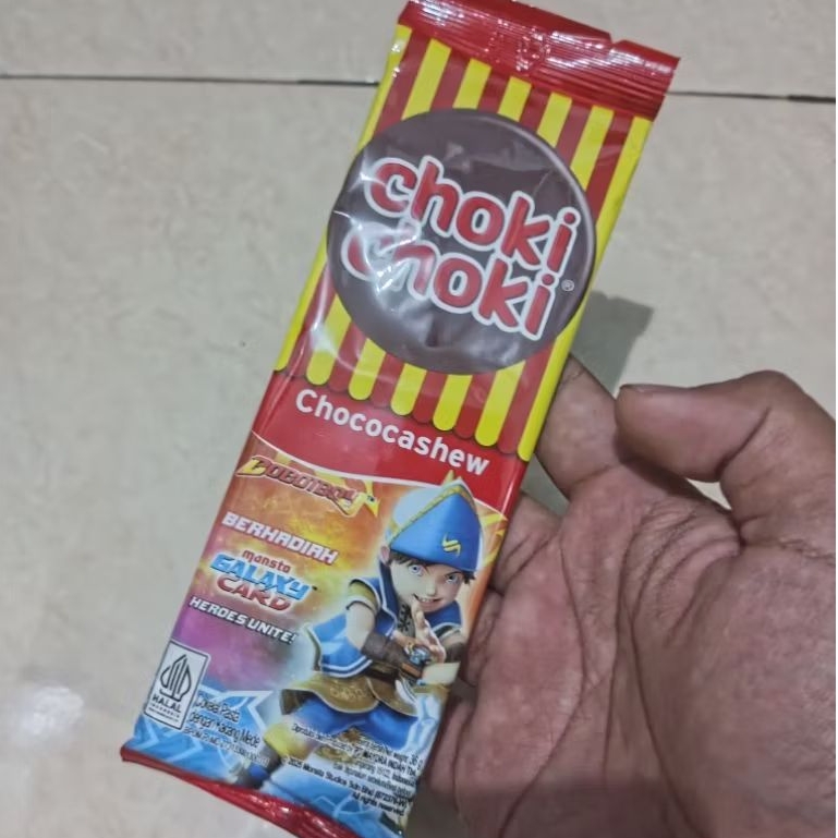 2 Pek Choki Choki Edisi Boboiboy Sopan Terbaru Versi Retail(8 CHOKI CHOKI DAN 4 KARTU)