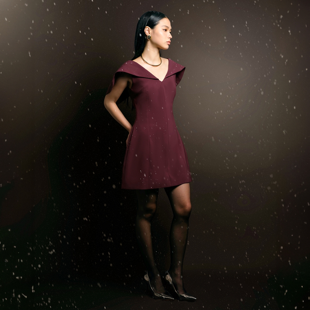 LOOKBOUTIQUESTORE - Brion Off - Shoulder Dress