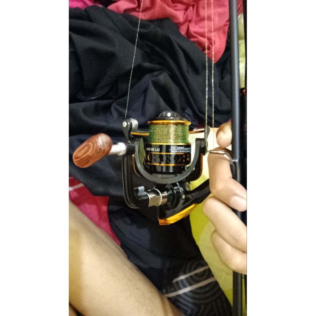 Joran Spining set Haiyi bekas