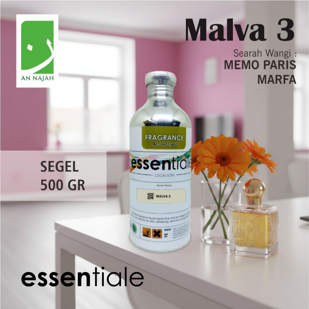 MALVA 3 | Searah Wangi Memo Paris Marfa | Essentiale | 500gr Segel