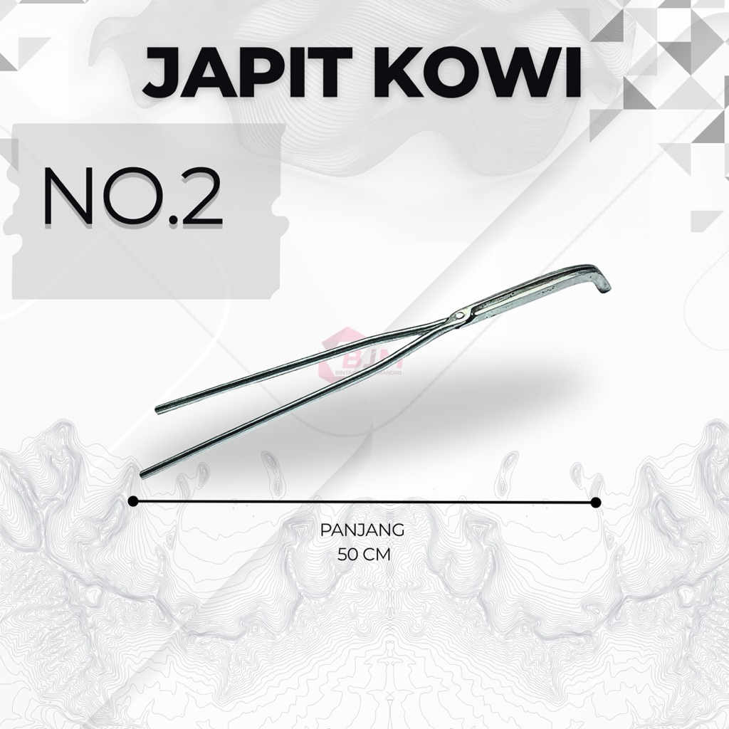 JAPIT KOWI NO. 2 (Alat untuk menjapit kowi saat proses peleburan emas)