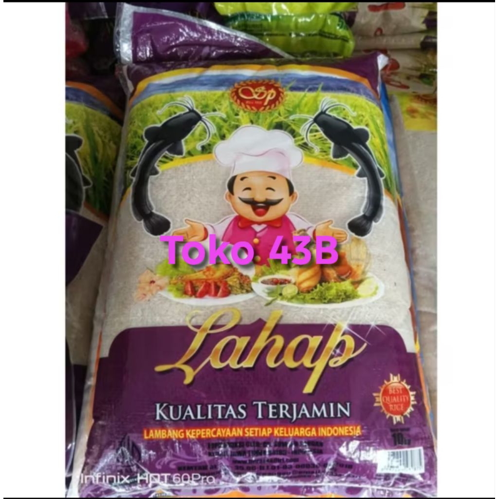Beras Lahap Lele 10kg instant Surabaya