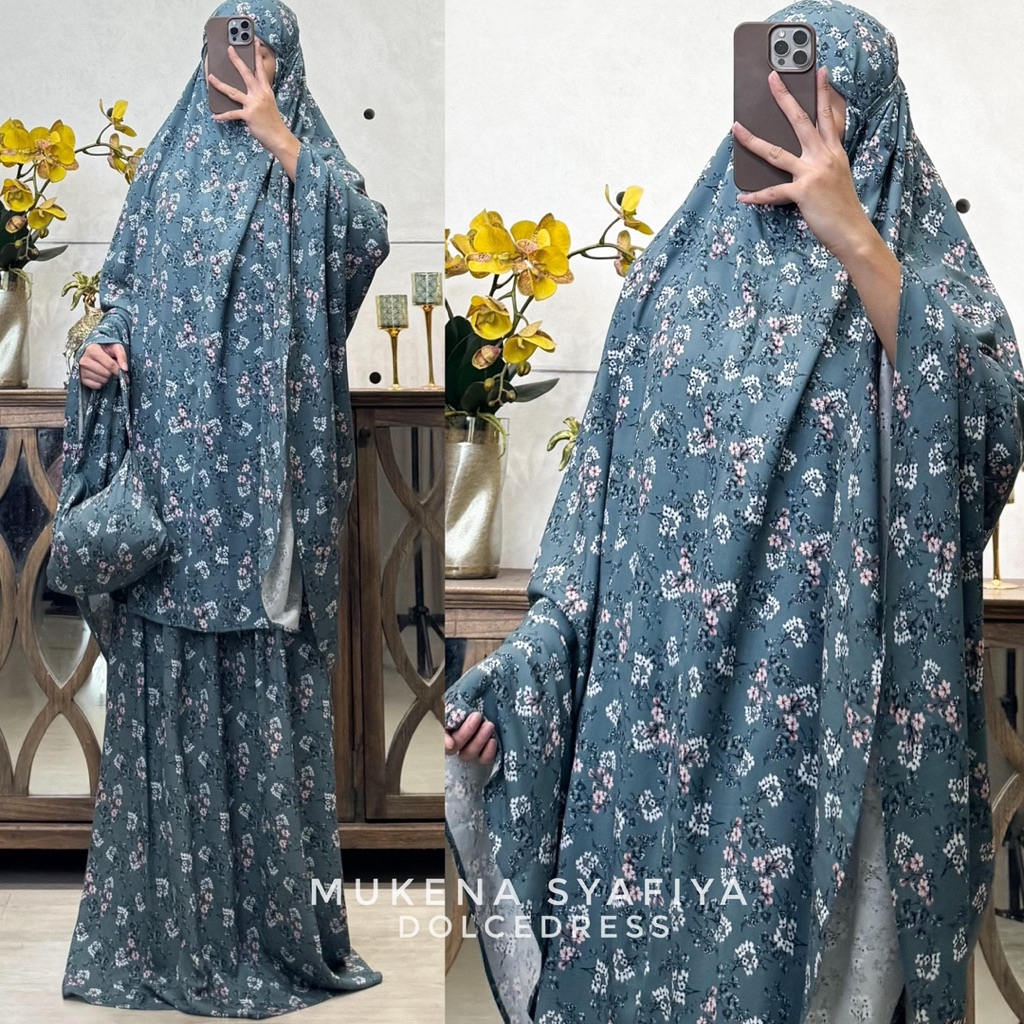 Mukena SYAFIYA Ori By Dolce Dress Mukena Dewasa