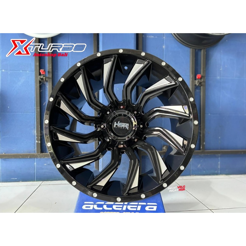 Velg Mobil Racing HSR FG LEBONG R20 Premium Original HSR WHEEL | Hilux Fortuner Pajero Dll