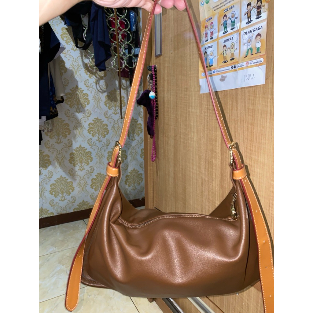 tas selempang wanita coffee