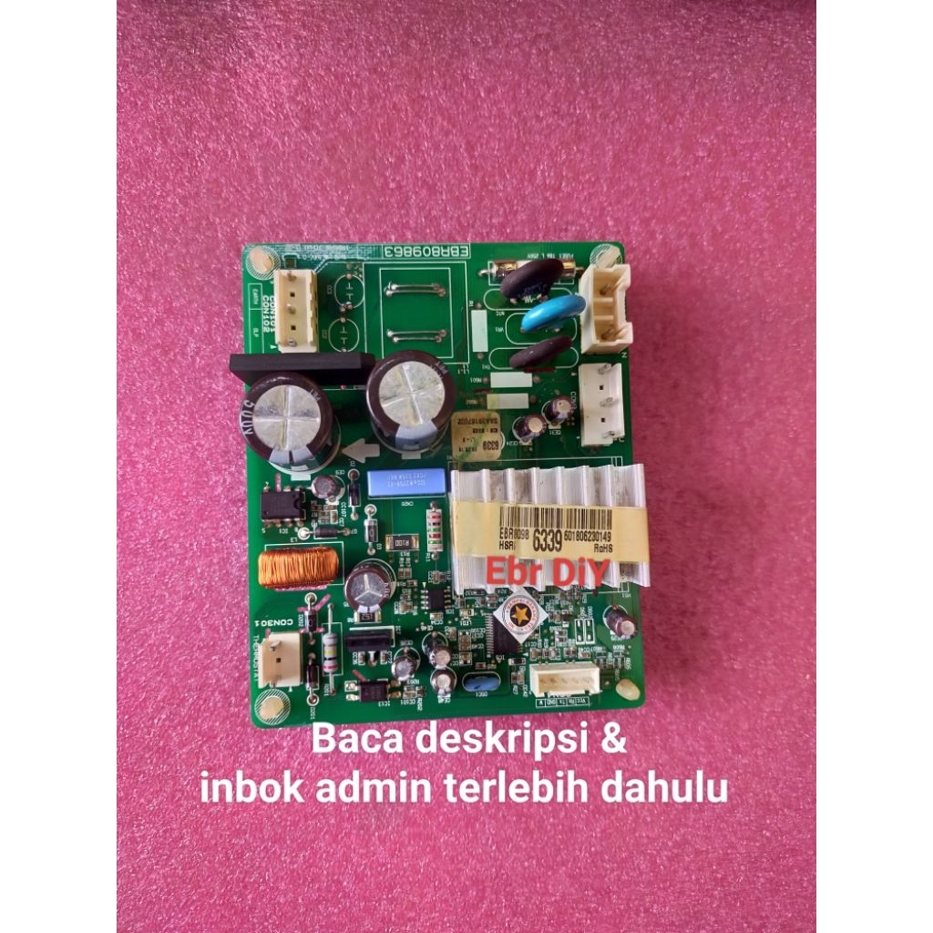 Ebr8098  6339  Ebr8098 6339  Ebr809863  Bmg089nhmv  Modul freezer lg inverter  Modul freezer inverte