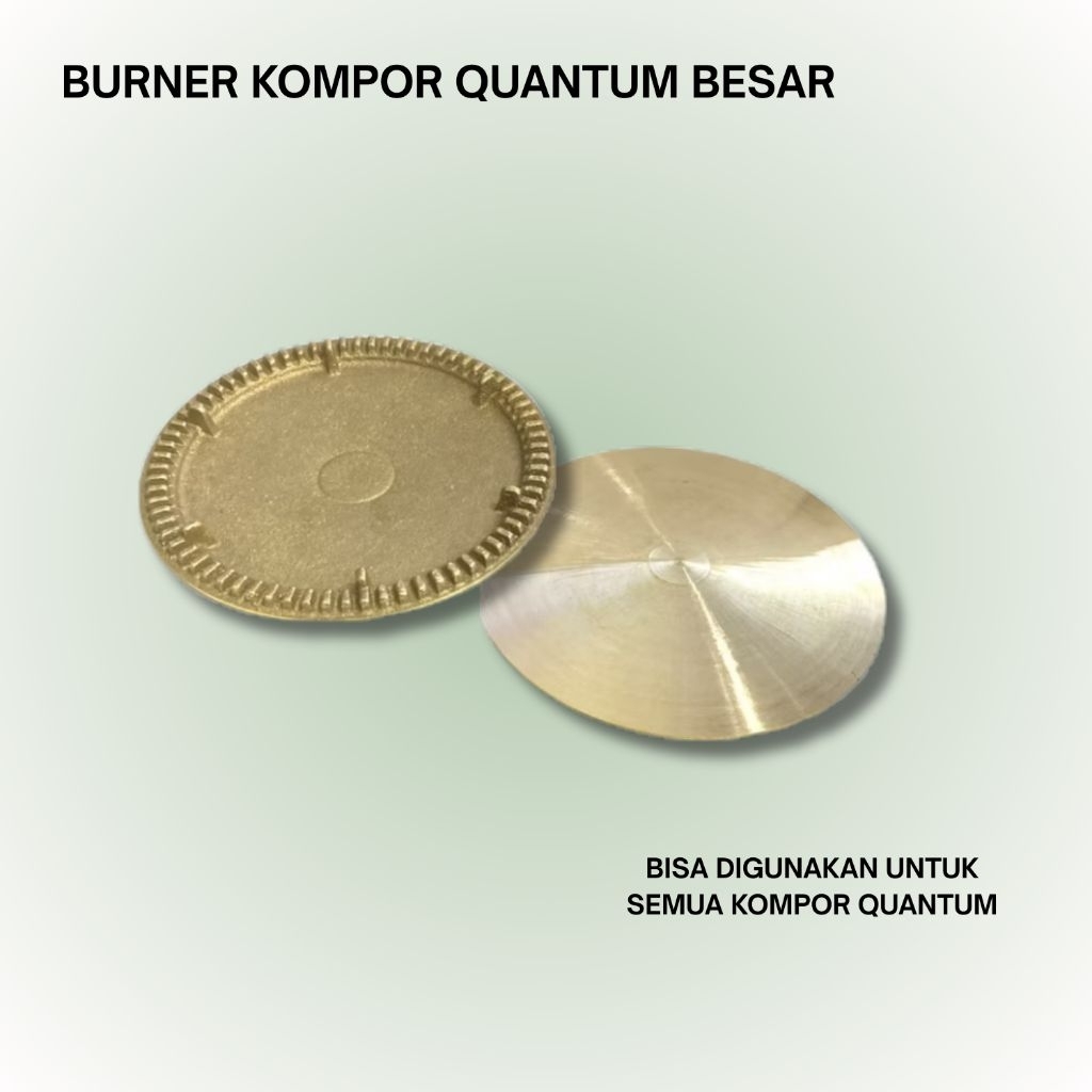 BURNER KOMPOR QUANTUM BESAR / BURNER KUNINGAN QUANTUM BESAR / KOMPOR GAS 2 TUNGKU