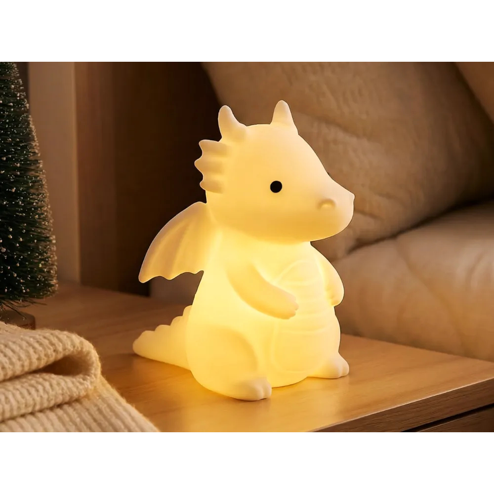 Lampu Tidur Anak Karakter Dragon, Kucing, Bear, Bebek & Unicorn