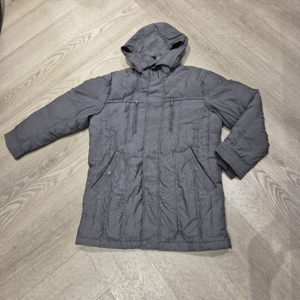 [size L] Preloved Man winter coat down jacket CURRENT STAGE bulang jaket pria dewasa musim dingin gr